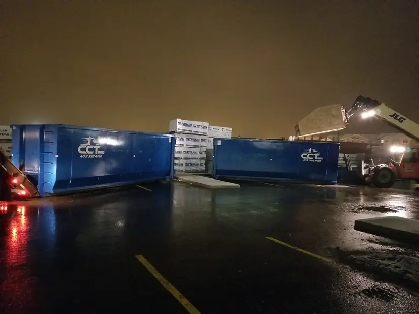Major construction project served by CCT Bins