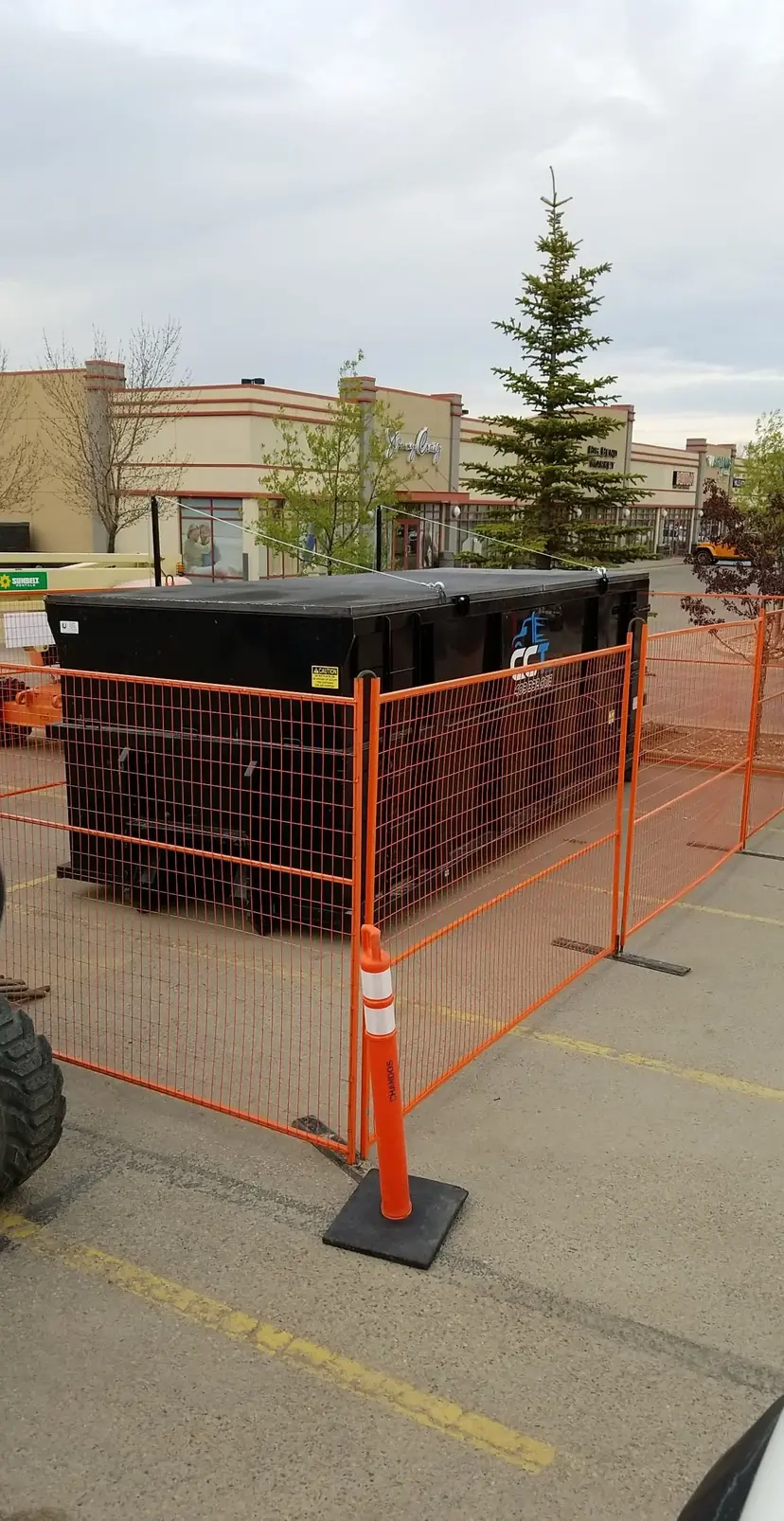 CCT Bins lockable dumpster rental feature