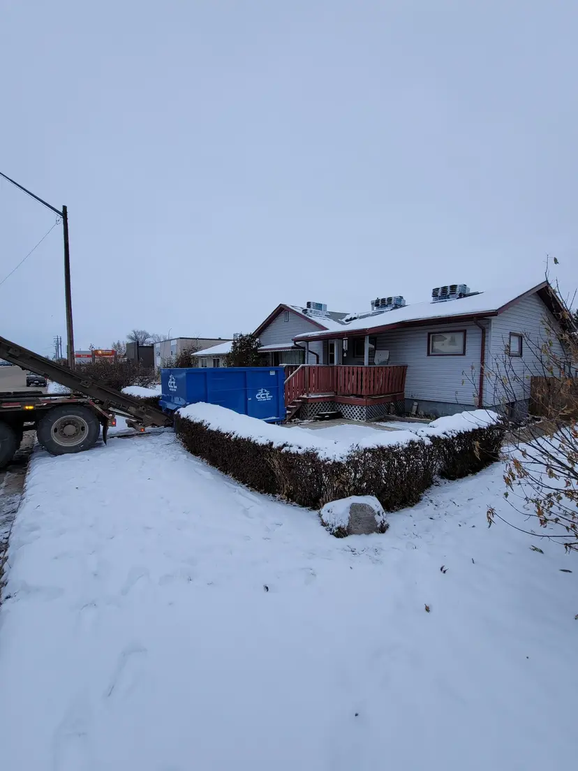 Residential dumpster rental Red Deer Calgary Edmonton - CCT Bins 15 20 yard bins home cleanouts