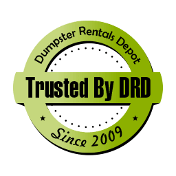 Trusted by DRD Badge - Dumpster Rental Depot Recognition Since 2009